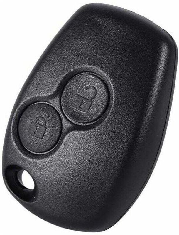 Remote Start Autoschlüsselanhänger 2 Tasten Autoschlüsselanhänger Shell Case Cover für Clio Kangoo Modus Master