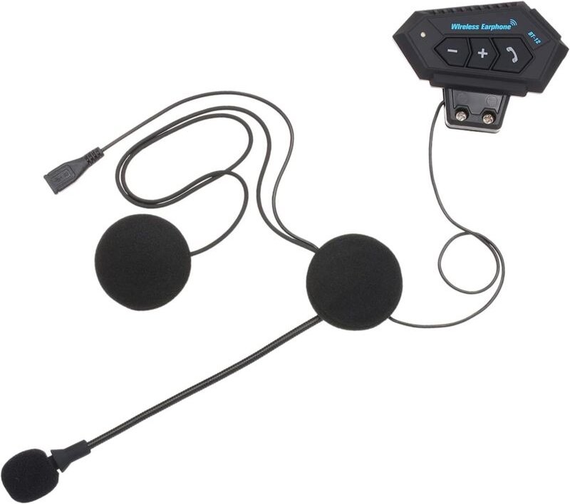 Tow Headset BT+EDR Kopfhörer Kabelloses Headset Freisprechkopfhörer mit Mikrofon Musikanrufsteuerung USB-Aufladung - Sch...