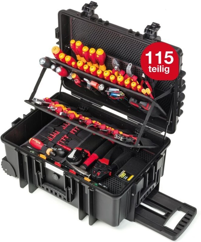 Werkzeug Set Elektriker Competence xxl ii gemischt 115-tlg. inkl. Koffer (42069) - Wiha