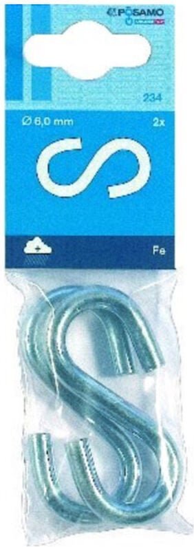 Not S-Haken (sb) galZn 5,8mm