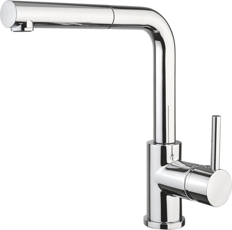 Küchenarmatur Trenta5 - Mix/35D3 druckfest, Chrom - schwenk- und ausziehbarer Auslauf, flexible Anschlüsse, langlebige K...