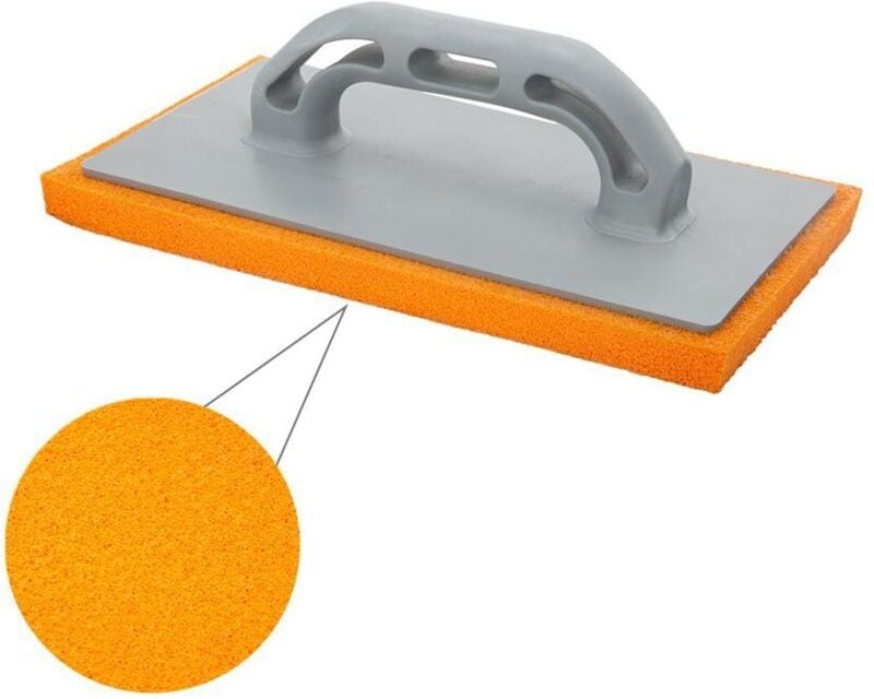 Orangefarbener Float-Griff aus Schaumstoff 14x28 cm. feiner Abschluss