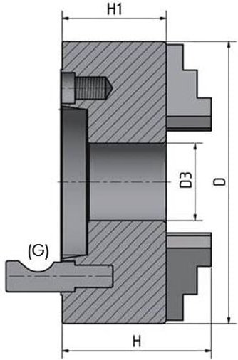 3-Backen Kettenblatt, 250mm, DI-6 Camlock 1-6 optimale 3442765