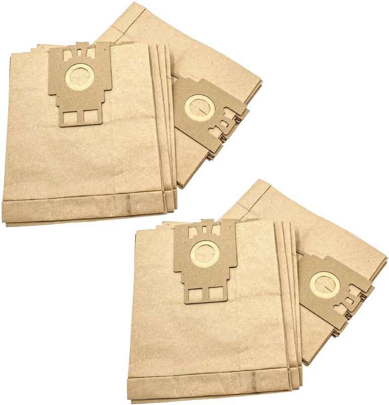 20x Staubsaugerbeutel kompatibel mit Miele Meteor, Meteor i, Meteor sl Staubsauger - Papier, Typ h, 27cm x 21,5cm, Sandf...