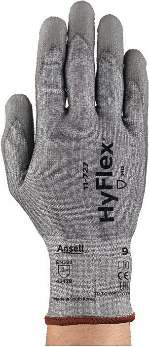 Schnittschutzhandschuhe HyFlex® 11-727 Größe 10 grau en 388 PSA-Kategorie ii - Ansell