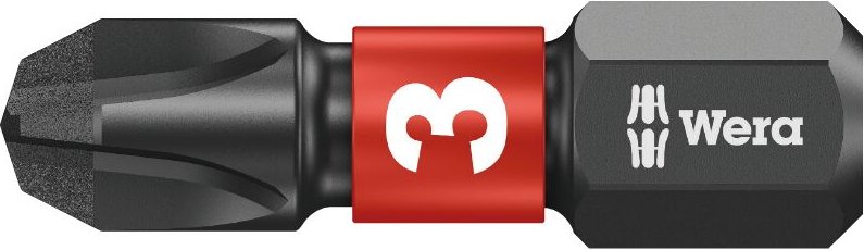 Wera 851/1 imp dc Impaktor Bits, ph 3 x 25 mm Impakt -/ Schlagschraubern