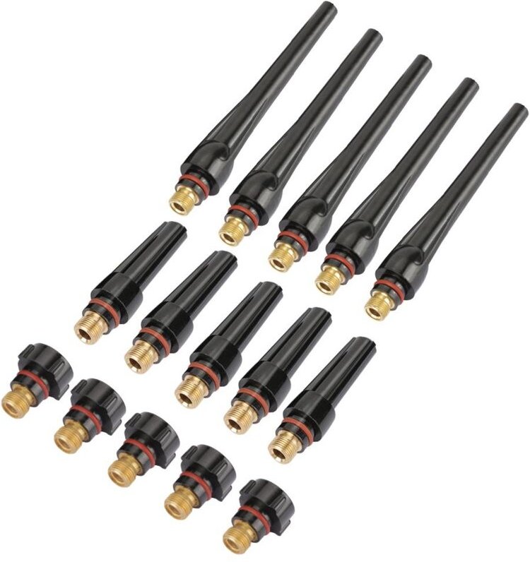 Naroote TIG-Schweißbrenner-Rückkappe, 57Y02 (lang), 57Y03 (mittel), 57Y04 (kurz), Rückkappe für TIG-Schweißbrenner WP-17...