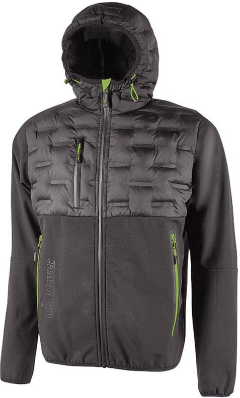 Hybrid-Arbeitsjacke SPOCK - Grau/Grün M