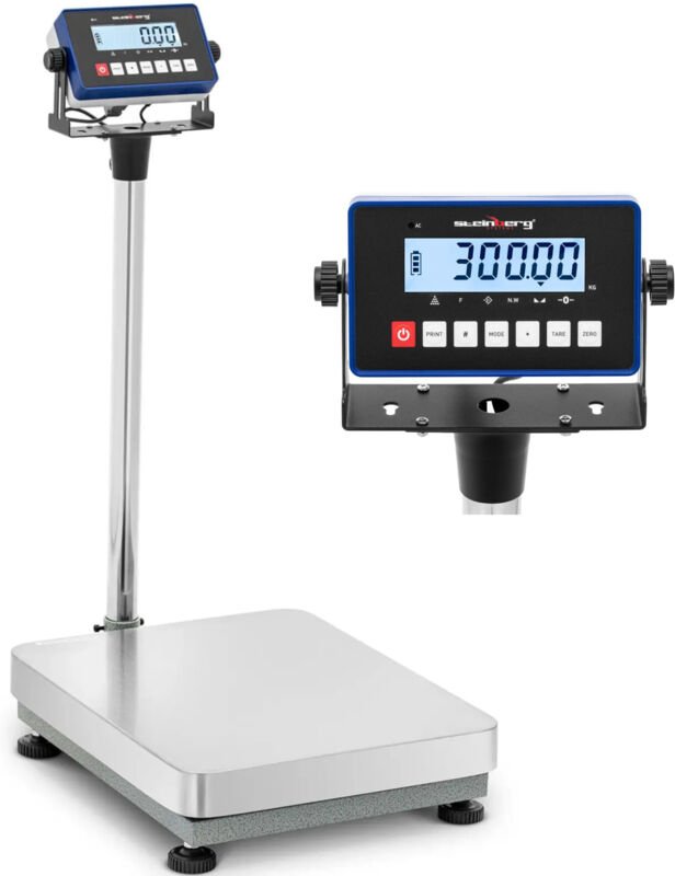Steinberg Systems - Plattformwaage Industriewaage Bodenwaage 300 kg / 0,01 kg kg / lb