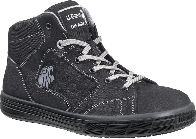 Sicherheitsstiefel Lion Gr. 45 schwarz Leder S3 SRC EN20345