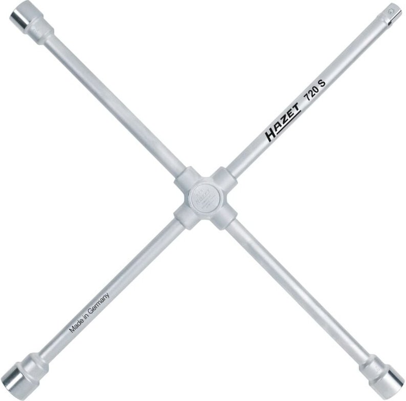 Kreuzschlüssel, Außen-Sechskant Profil, 24 x 27 x 32 x Außenvierkant 20 = 3/4 mm, 1516 x 1.116 x 1.14 x Außenvierkant 20...