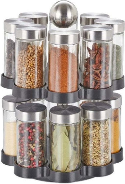 Gewurzregal mit 16 tlg glaser