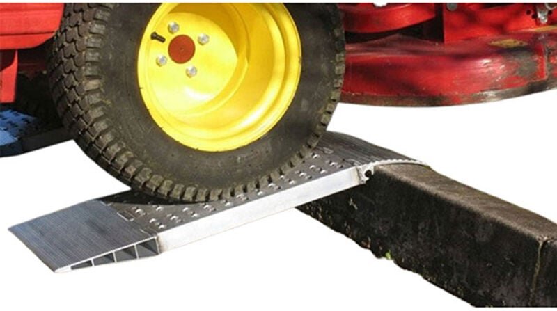 Thumbnail - Kurzrampe / Container Auffahrschiene / Bordsteinrampe 80cm lang, Traglast 1250kg pro PaarHöhenuntershied 160-180mm - als...