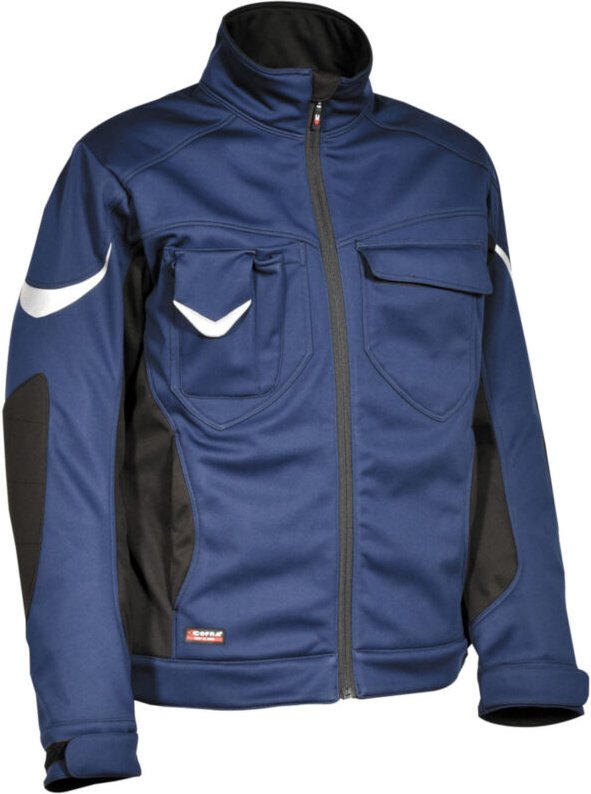 Cofra Softshelljacke, atmungsaktiv, dehnbarer Stretch blau 52