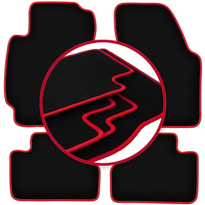 CARLUX-RED Auto-Fußmatten für: Honda HR-V I Crossover (1999-2006)