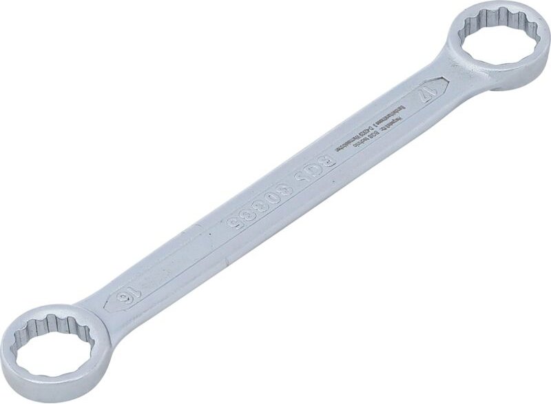 Doppel-Ringschlüssel extra flach sw 16 x 17 mm