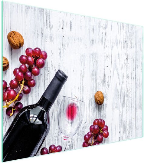 Glasschneidebrett 52x40 Trauben