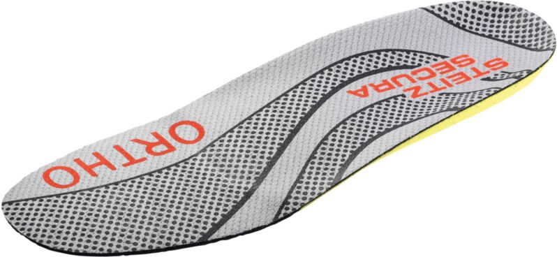 Einlegesohlen grau/gelb Ortho-Soft esd low, EU-Schuhgröße: 38 - Steitz Secura