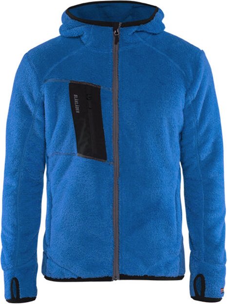 Arbeitsjacke aus Musselin mit Kapuze 4863 - Blau m