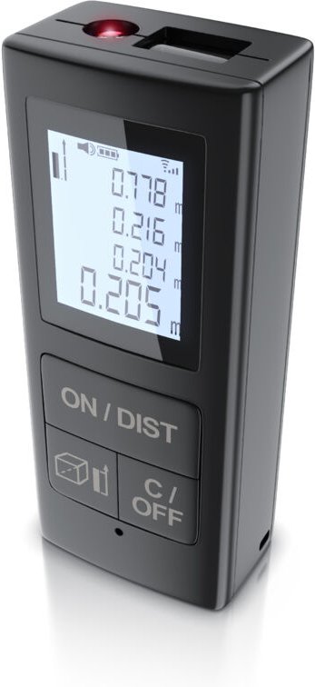 Brandson - Digital Laser Entfernungsmesser Laser Distanzmessgerät mini