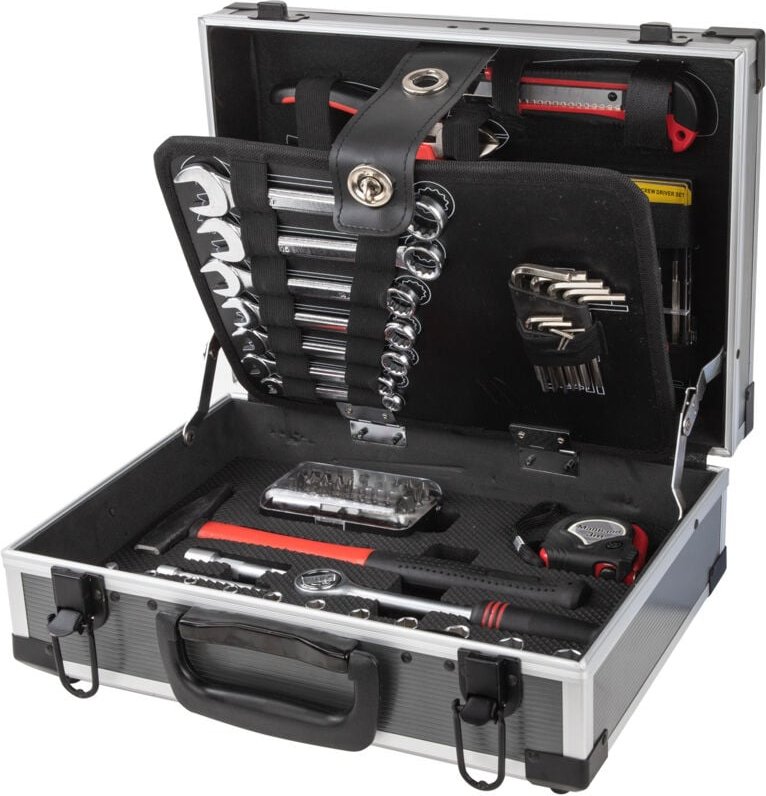 Dema - Werkzeugkoffer Werkzeugset Set Werkzeugkasten Werkzeugkiste Werkzeugbox bestückt