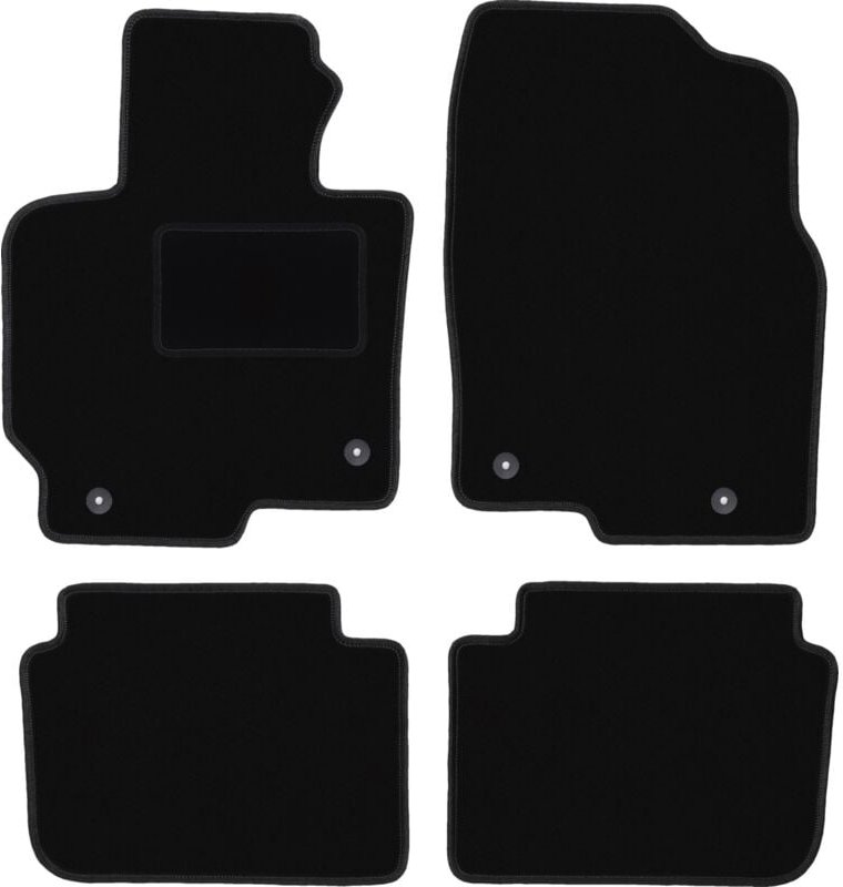Schwarze Veloursmatten für: Mazda CX-5 I SUV (2012-2017)