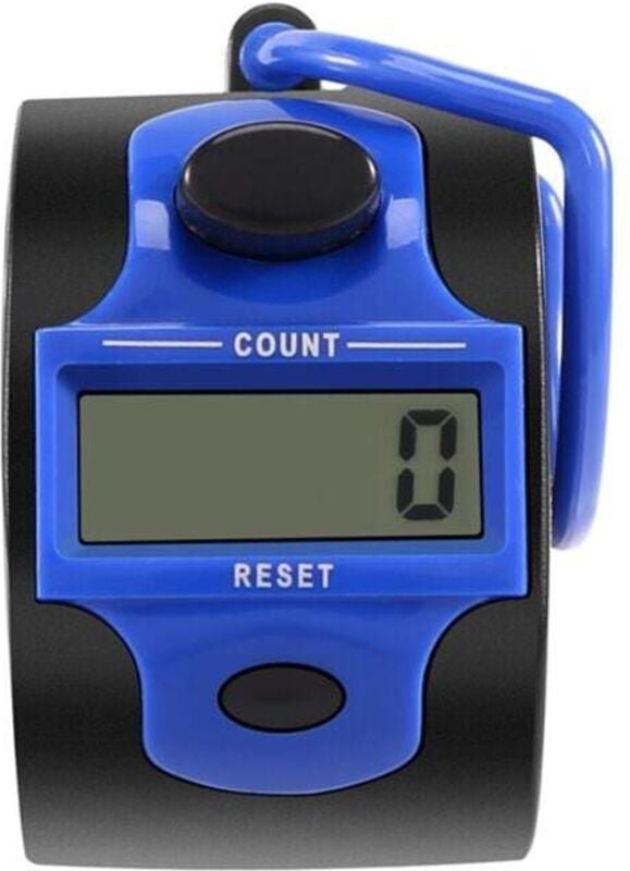 Elektronischer Clicker, manueller digitaler Punktezähler, Fingerring, mechanische Tasche für Golfer