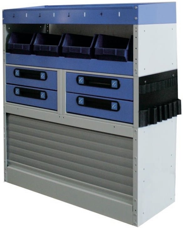 Modul Carbox 4 Armaturen für Transporter B1014 x T360 x H1075mm