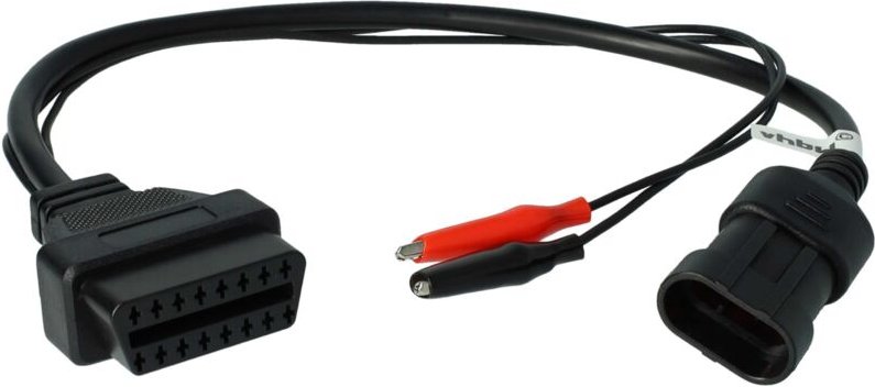 vhbw OBD Adapter 3Pin-OBD1 auf OBD2 kompatibel mit Peugeot - 30 cm