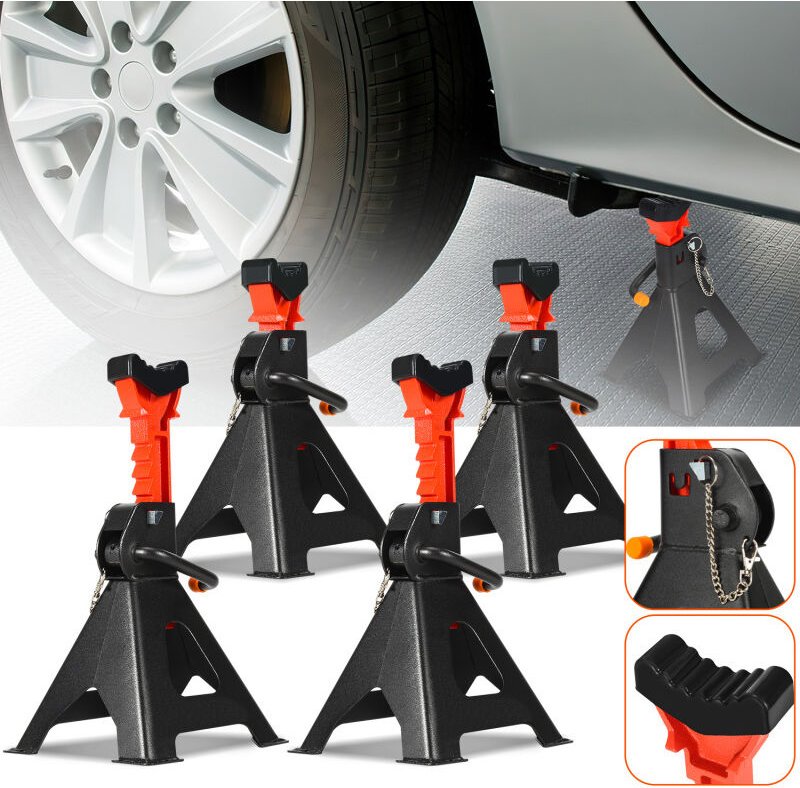 TolleTour 4x Unterstellbock LKW Wagenheber Auto Unterstellbocke 3T Unterstellböcke 285-430mm