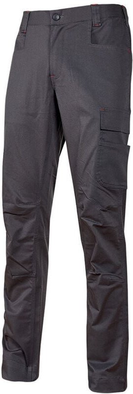 Arbeits-Hose aus Stretch-Wintermaterial BRAVO TOP WINTER - Grau 2XL - FR (48/50) - EU (54/56)