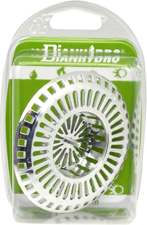 Faidf - Gitterdurchmesser 9 cm für Waschbeckenlochdurchmesser 4,5 cm Blister