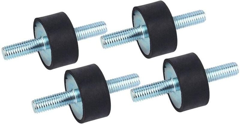 4 Stück Anti-Vibrations-Halterungen, 30 x 15 M8 x 23 Anti-Vibrations-Isolator-Halterungen, Luftkompressor-Pumpendämpfer ...