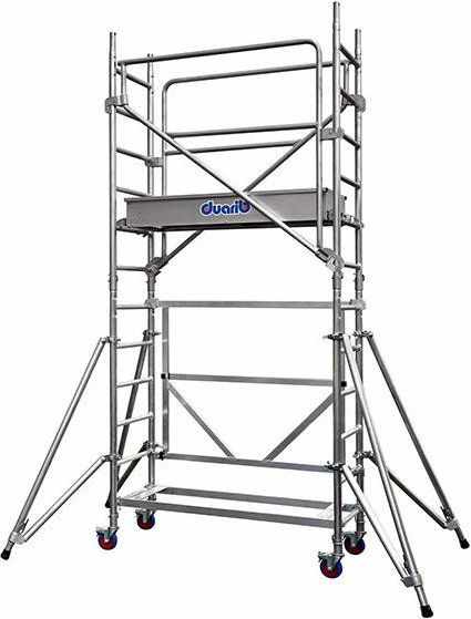 Matisère - Rollgerüst aus Alu 1 Gerüstplatte - Max. Arbeitshöhe 4.80m - 7014031