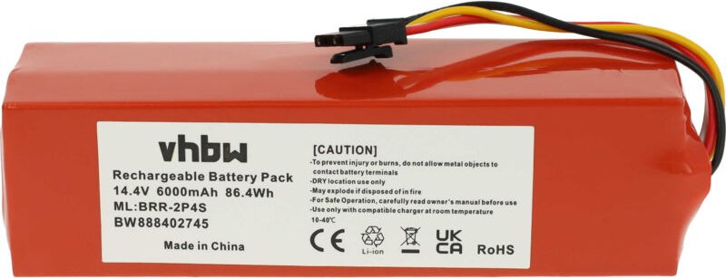 Akku kompatibel mit Dreame D9, D10 Plus, D10s, D10, Bot L10 Ultra, L10 Pro Plus, L10s, L20 Staubsauger (6000 mAh, 14,4 v...