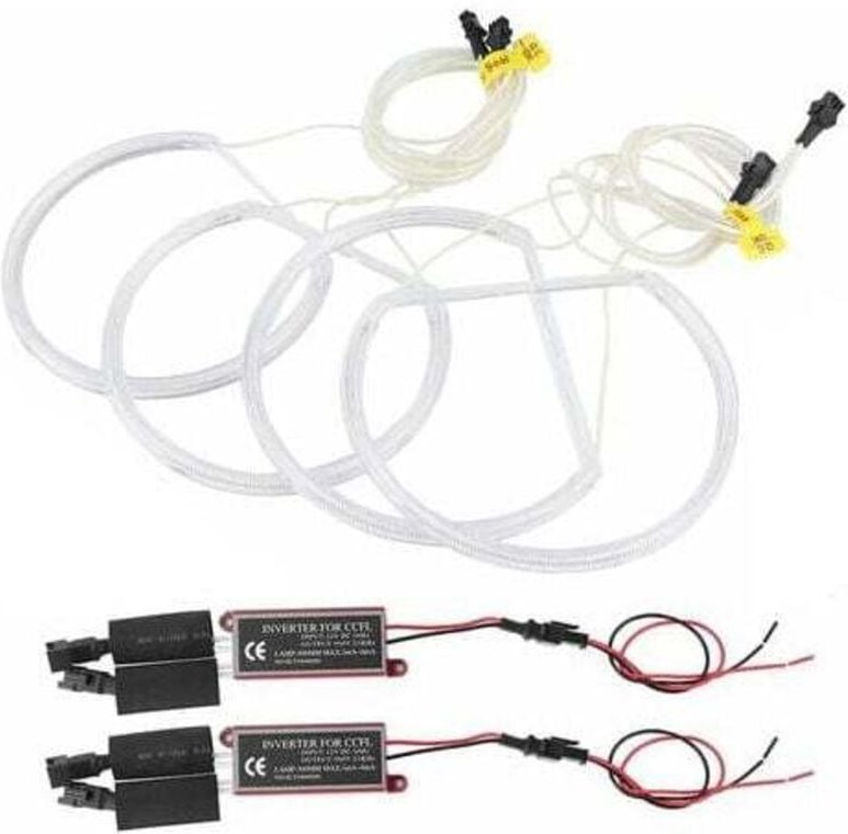 Auto-Angel-Eye-Licht-Set, weißes ccfl, Angel-Eye-Halo, hohe Intensität, helles Licht, passend für bmw E46