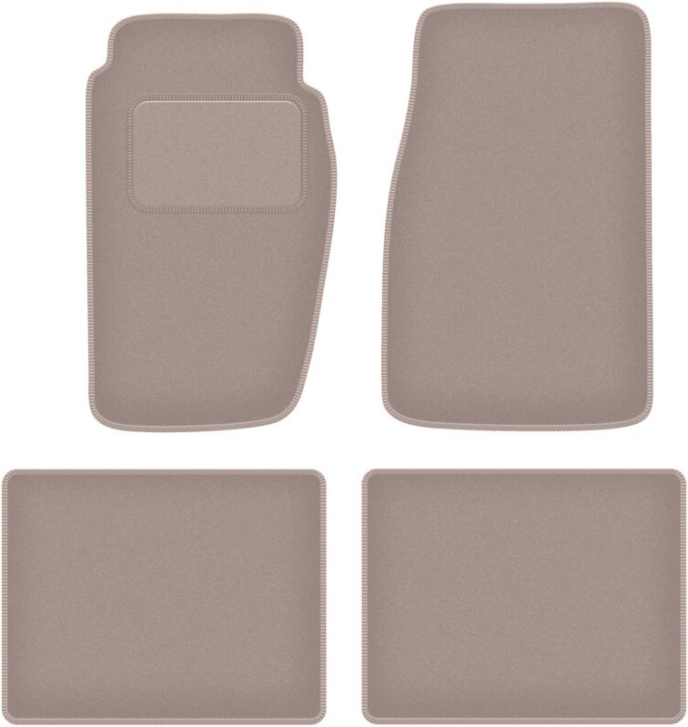 Beige Velours-Fußmatten für: Jeep Grand Cherokee XJ Offroad (1992-1998)