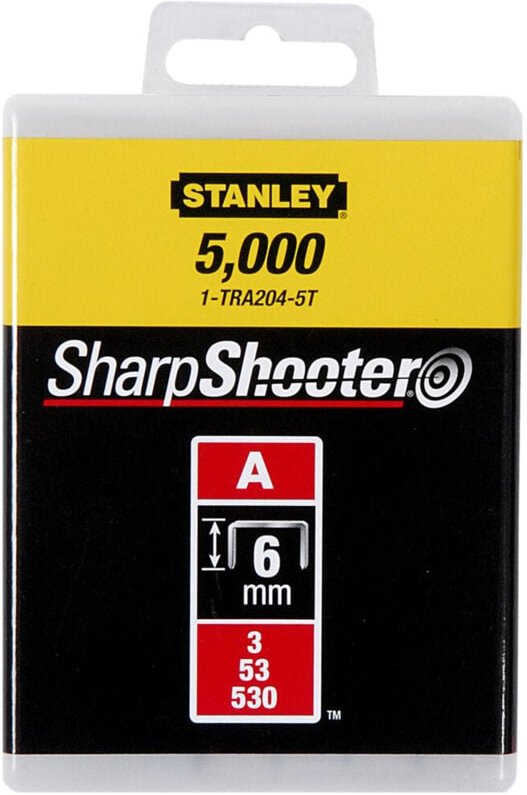 Klammern Typ a 6mm 1000 St. 1000 Stk - Stanley