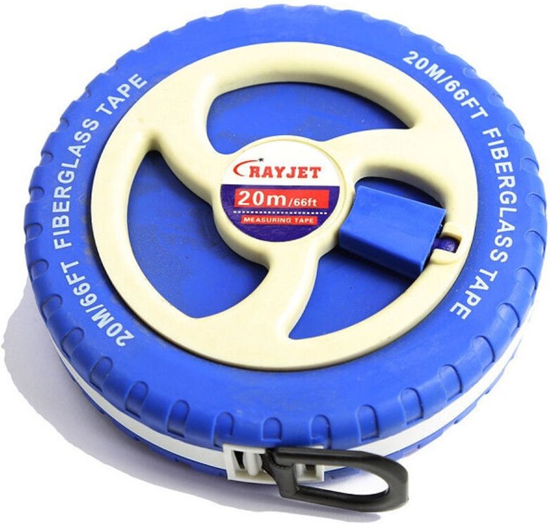 Trade Shop Traesio - Trade Shop - 20 mt messrollenband professionelle rad-schnellmessungen -