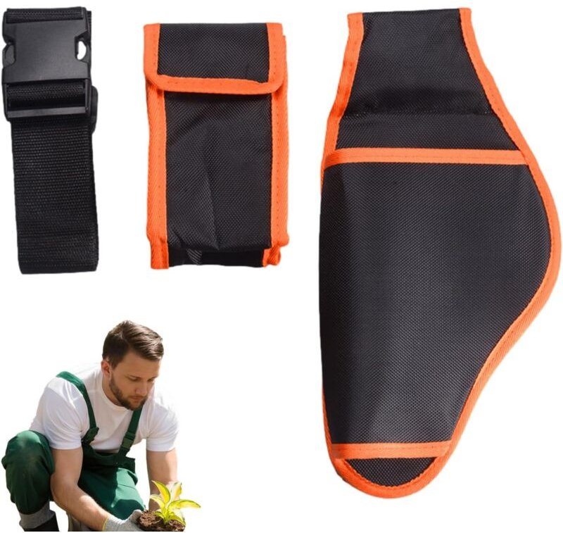 1 Stück Garten-Hüfttasche, Garten-Hüfttasche, verstellbare, verschleißfeste Gartenwerkzeugtasche – Gürteltasche für Gart...