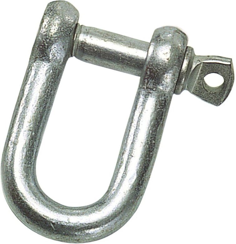 Thumbnail - Gerader, verzinkter Schäkel 25 mm. 1" für den Hausgebrauch.
