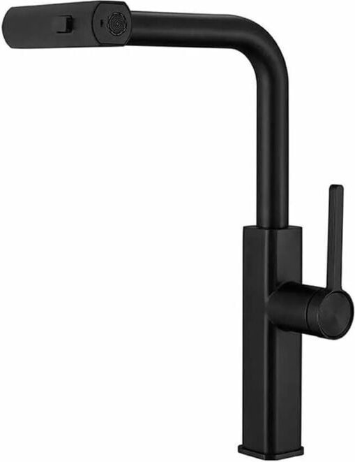 Trade Shop Traesio - Trade Shop - rubin estraible kitchen mit erogator girevole 2 miscelatoren nero 87256 -