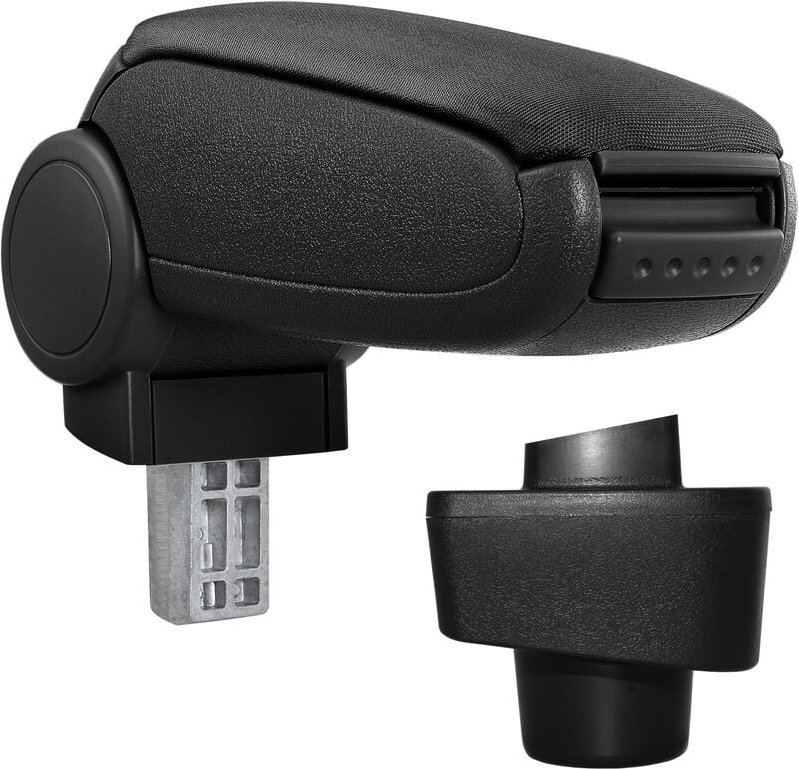 Pro.tec - Mittelarmlehne Renault Captur mit Staufach Textil Schwarz