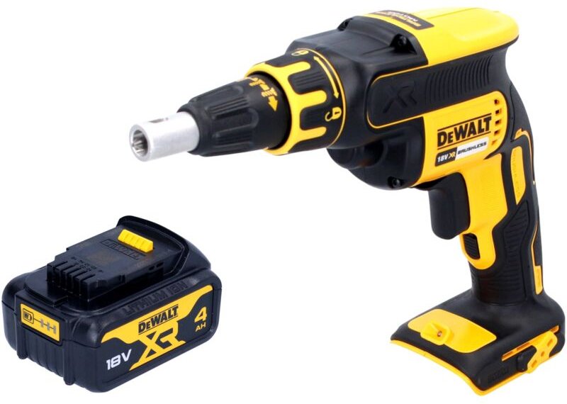 Dcf 620 n Akku Trockenbauschrauber 18 v 30 Nm Brushless + 1x Akku 4,0 Ah - ohne Ladegerät - Dewalt