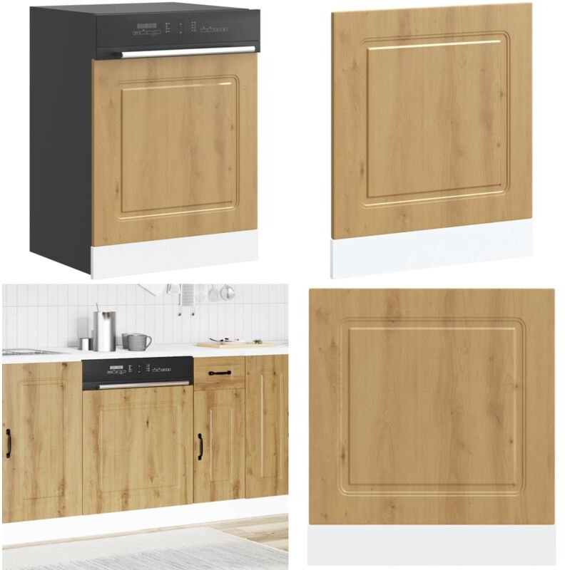 Geschirrspülerblende Kalmar Artisan-Eiche 60x1,5x67 cm - Vidaxl