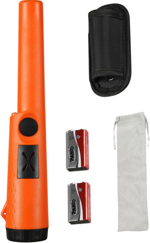 Mophorn Metalldetektor-Pinpointer, wasserdicht, 1,96 Zoll Erkennungstiefe, 3 Modi, mit Holster, Tasche und 9-V-Batterie,...