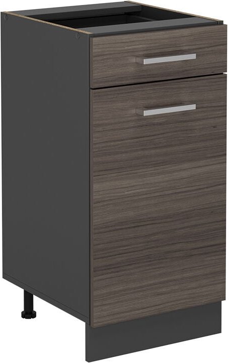 Vicco - Küchenunterschrank R-Line, Edelgrau, 40 cm ohne Arbeitsplatte