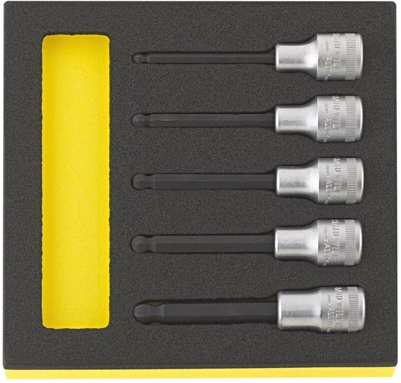 Thumbnail - Stahlwille TCS 54KK/5 INHEX-Schraubendrehereinsätz e-Satz 1/2"