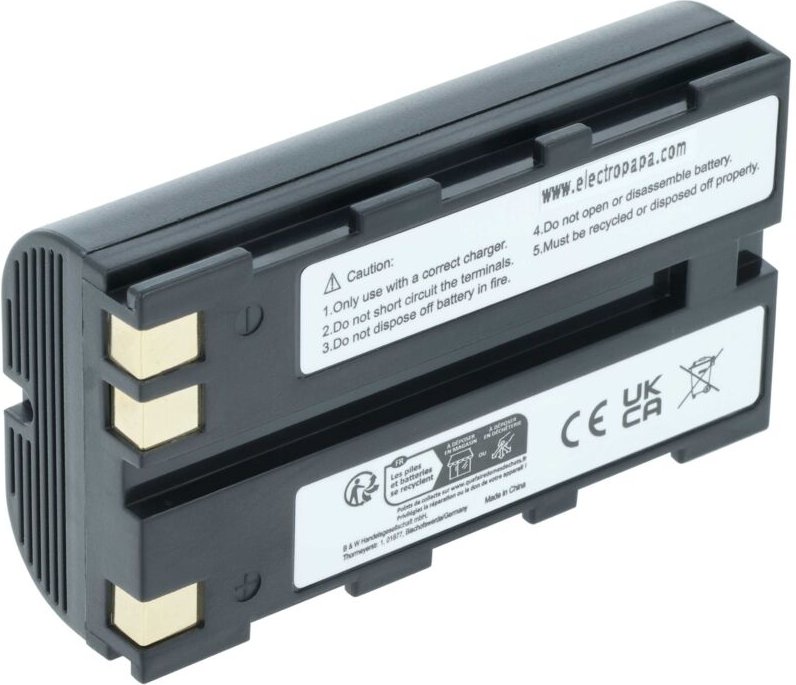 vhbw Akku Ersatz für Geomax ZBA200, ZBA400 für Lasermessgerät, Messgerät (2200 mAh, 7,4 V, Li-Ion)