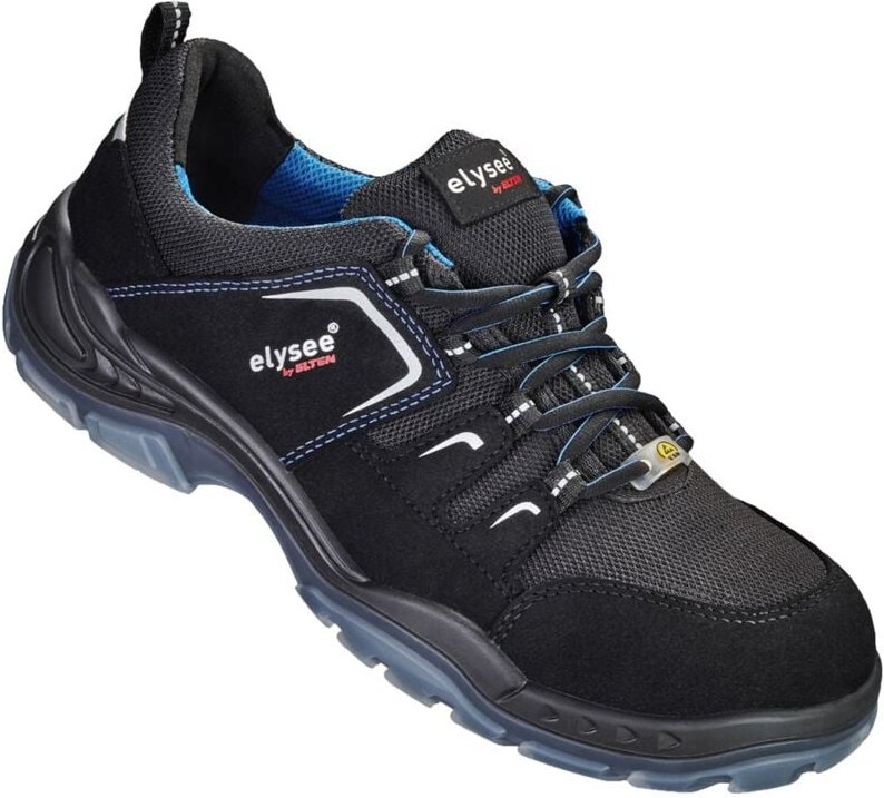 Feldtmann - Elysee Sicherheitsshalbschuh Uedem 31731 S1P esd src Gr. 46 schwarz/blau